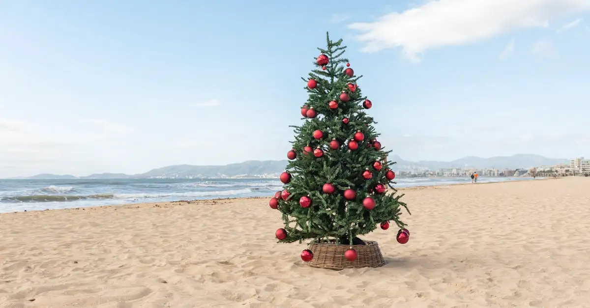 Klein kunst kerstboom
