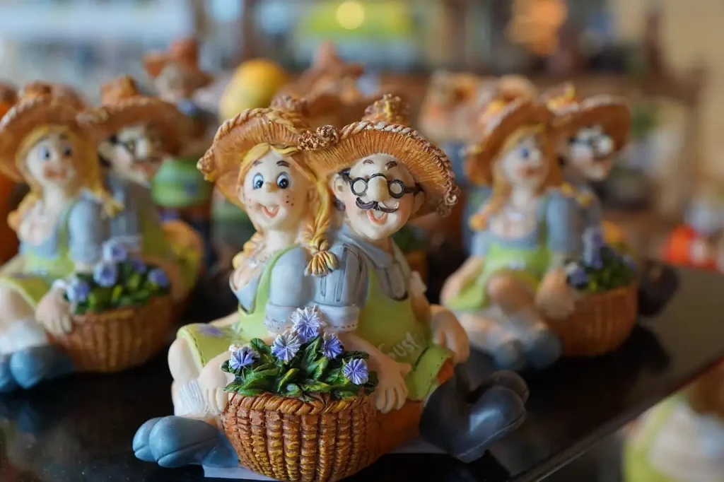 Schilderij kunst en kitsch