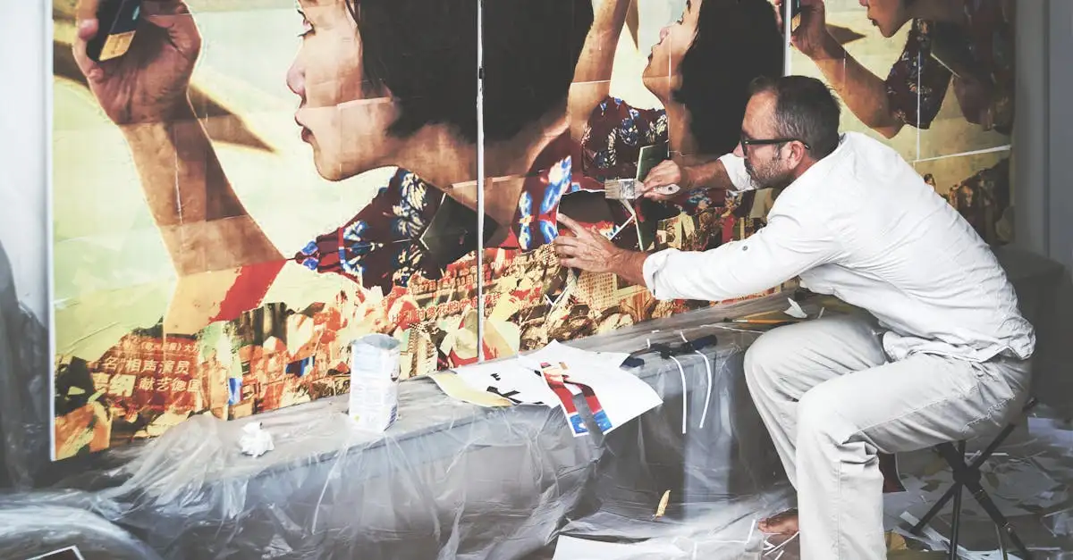De essentie van collage kunst ontdekken