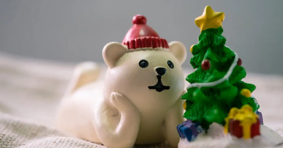 Mini kunst kerstboompje