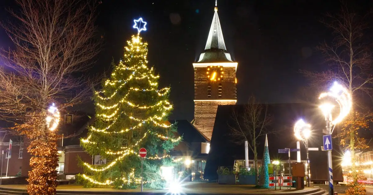 Prachtige kerstster kunst voor een sfeervolle feestdagen