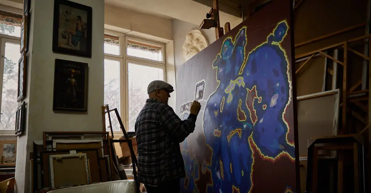 Ontdek indrukwekkende kunstwerken van groot formaat